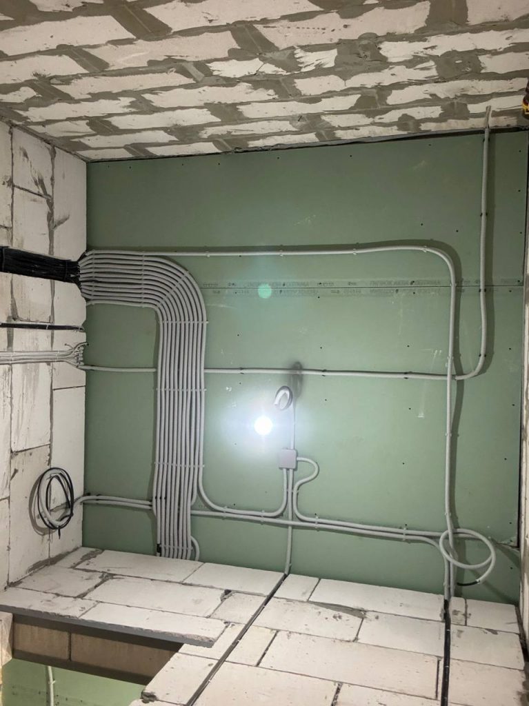 elektroinstallation in einem haus